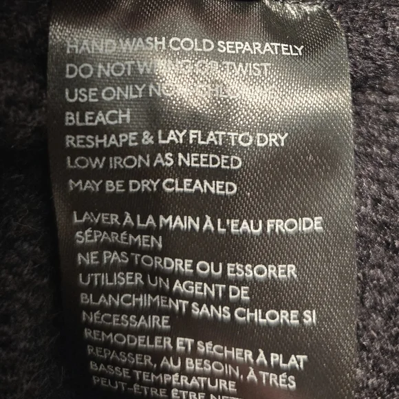 Anthropologie Knit Sweater Black Pullover Size Small Cutout Off The Shoulder - Picture 9 of 10